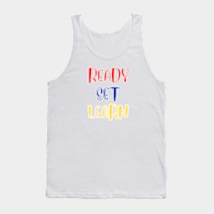 School Themed Design Tank Top